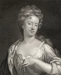 Sarah Jennings, engraved by Bocquet, illustration from 